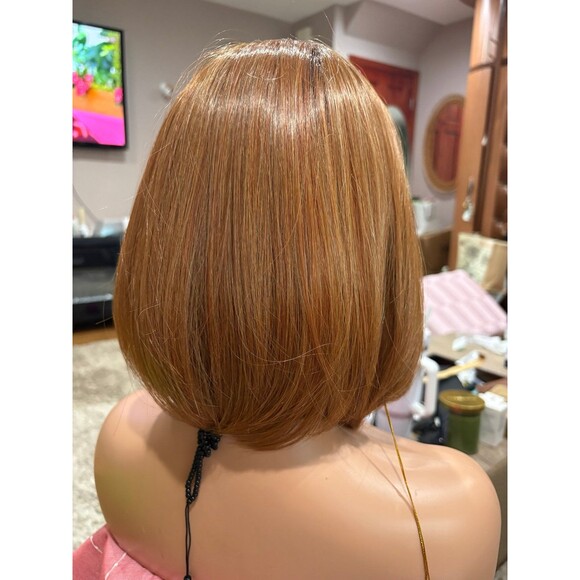 Belle tress “Paige” Lux Wig in color Auburn Spice fully handtied cap New main image 4